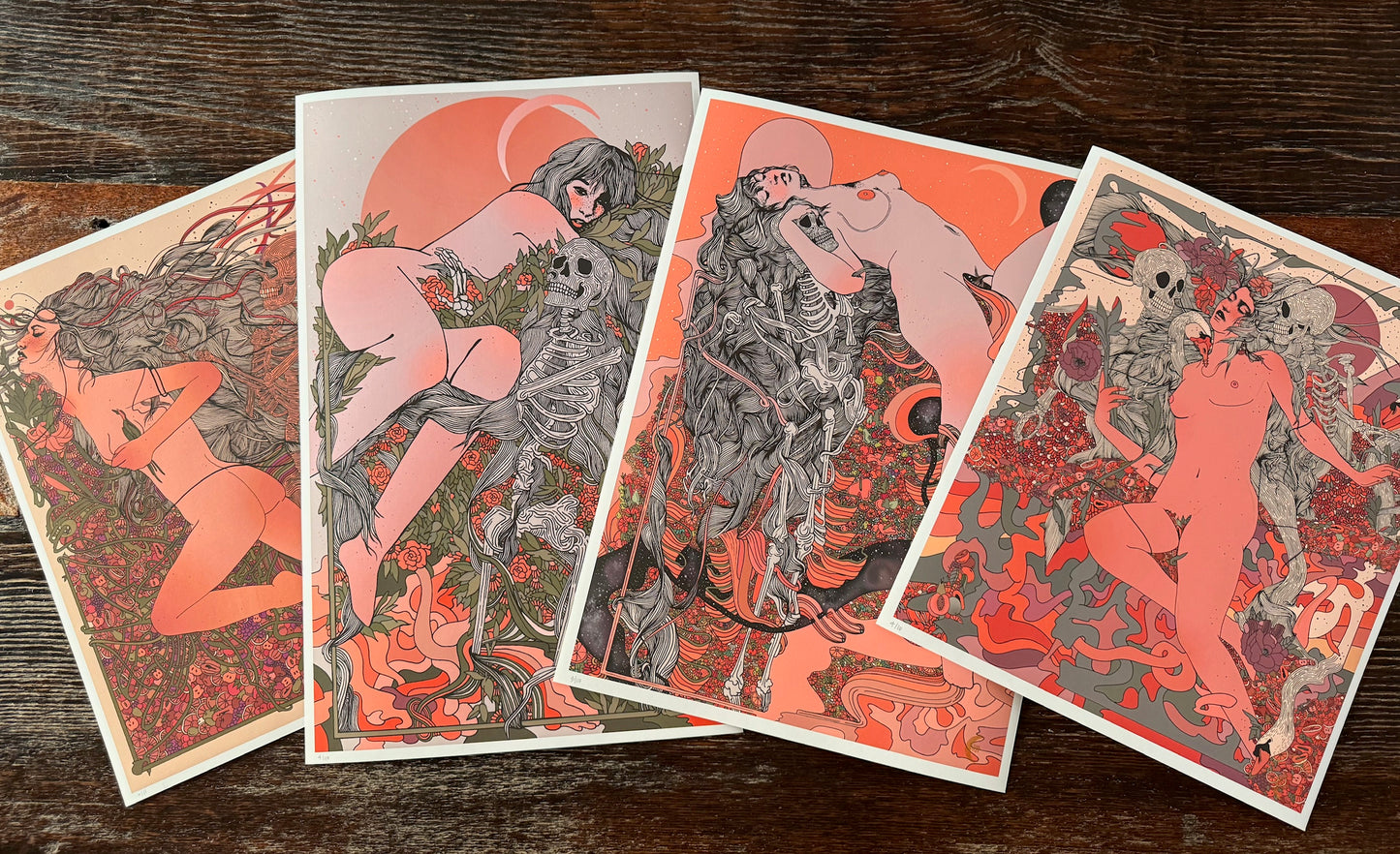 Art Gallery Print Set x 4 ✿ Signed