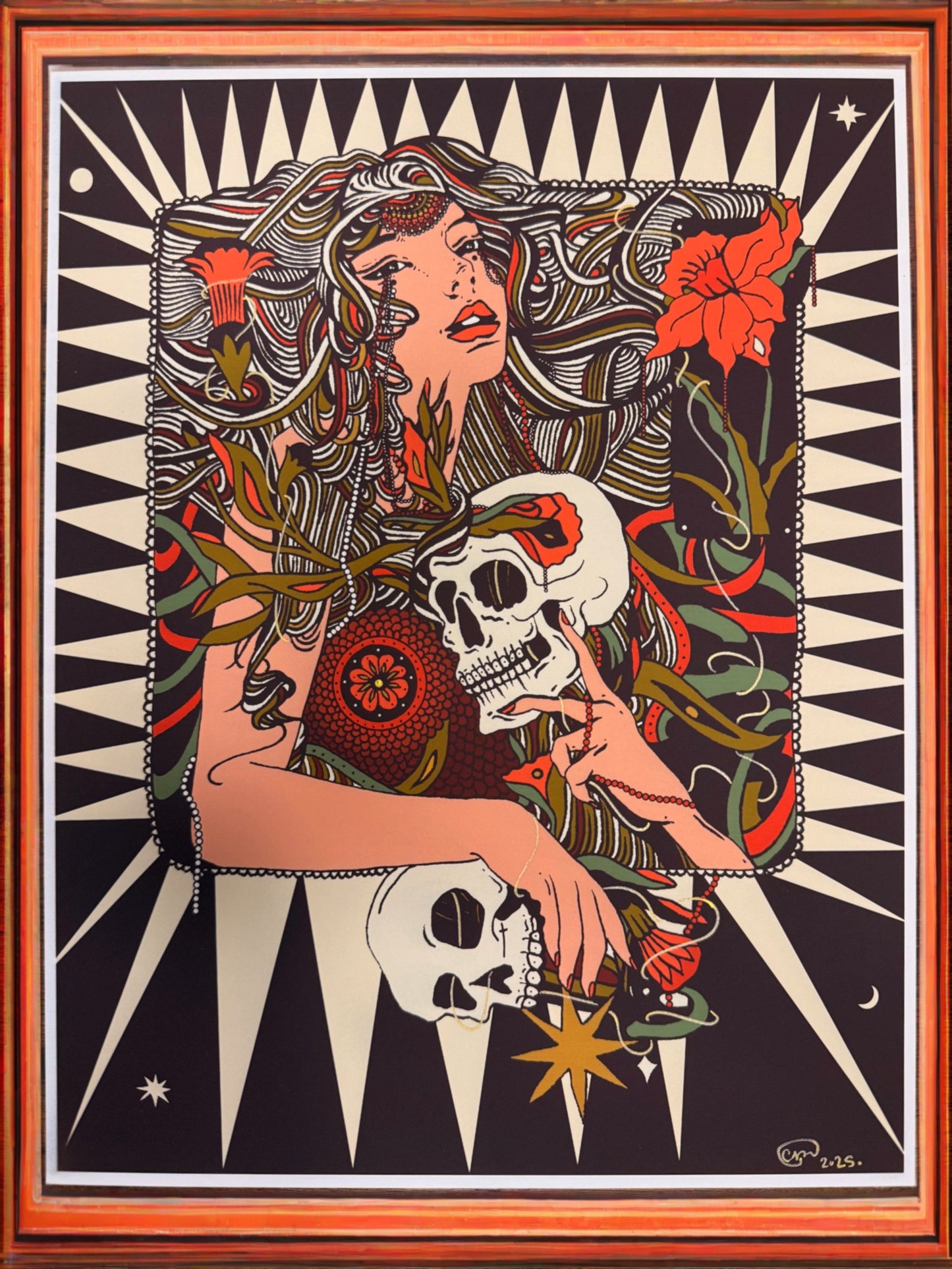 "Grief Thief" Embellished Print