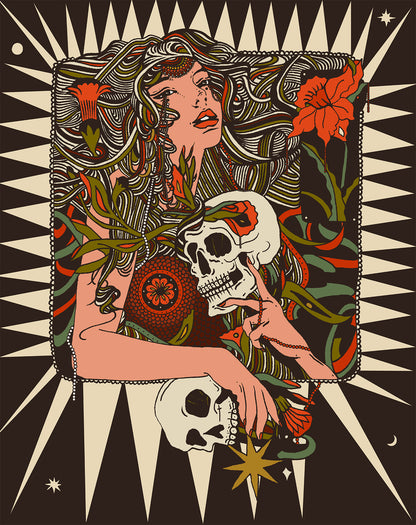 "Grief Thief" Embellished Print