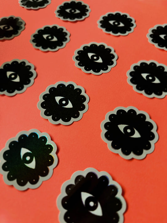 "Eye Bloom" Pixie Dust Sticker