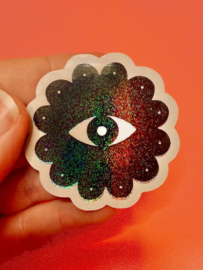 "Eye Bloom" Pixie Dust Sticker